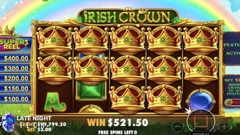 Irish Crown: Gabungan Putaran dan Jackpot Progresif Memikat!