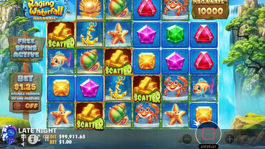 Raging Waterfall Megaways: Slot Online Potensi Dahsyat Air Terjun